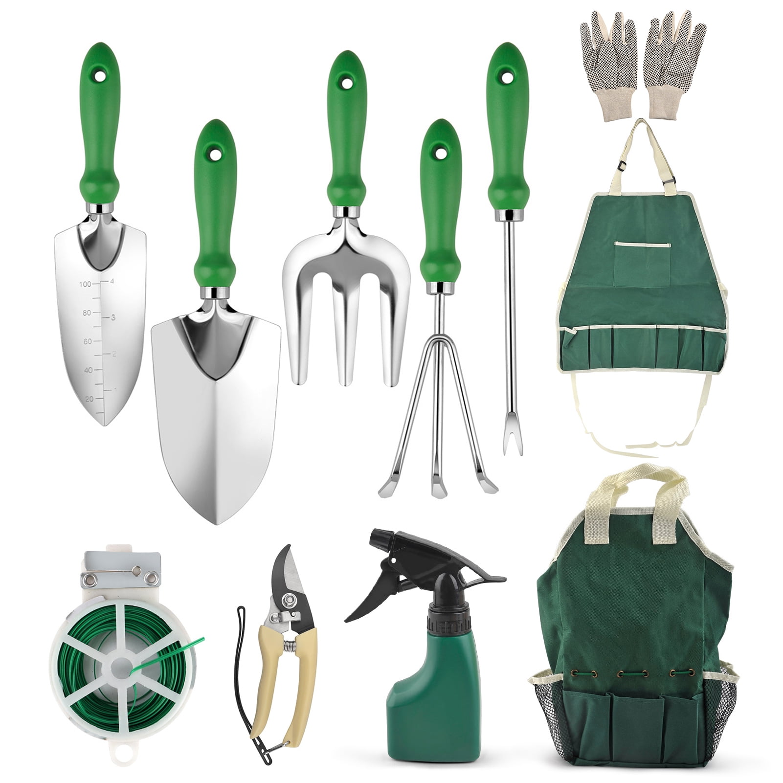 Gartengeräte-set, 11-teiliges, Robustes Gartengeräte-set, Ein Gartengeräte-geschenk, Das Sich Für Männer Und Frauen Gleichermaßen Eignet.