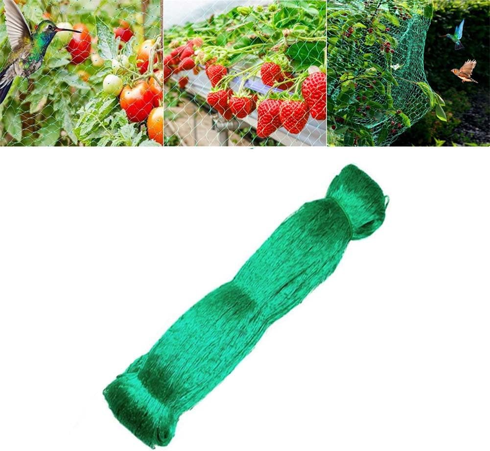 Vogelschutznetz Für Pflanzgärten Und Obstplantagen – 2 X 10 M – Grün