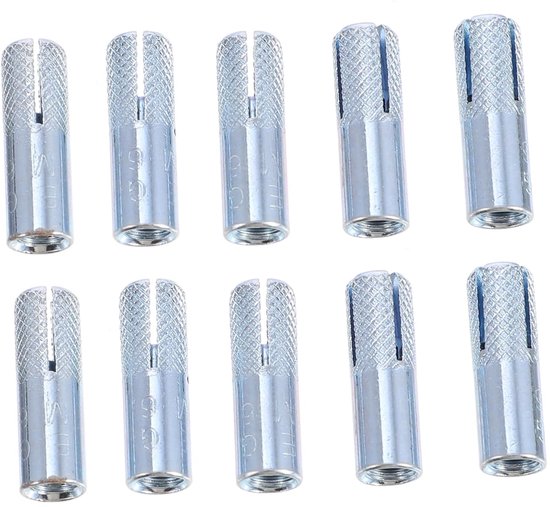 Sortimentsbox – Schrauben – 50-teiliges Set Betonschrauben, M6 Gecko-schrauben Aus Kohlenstoffstahl Für Wände