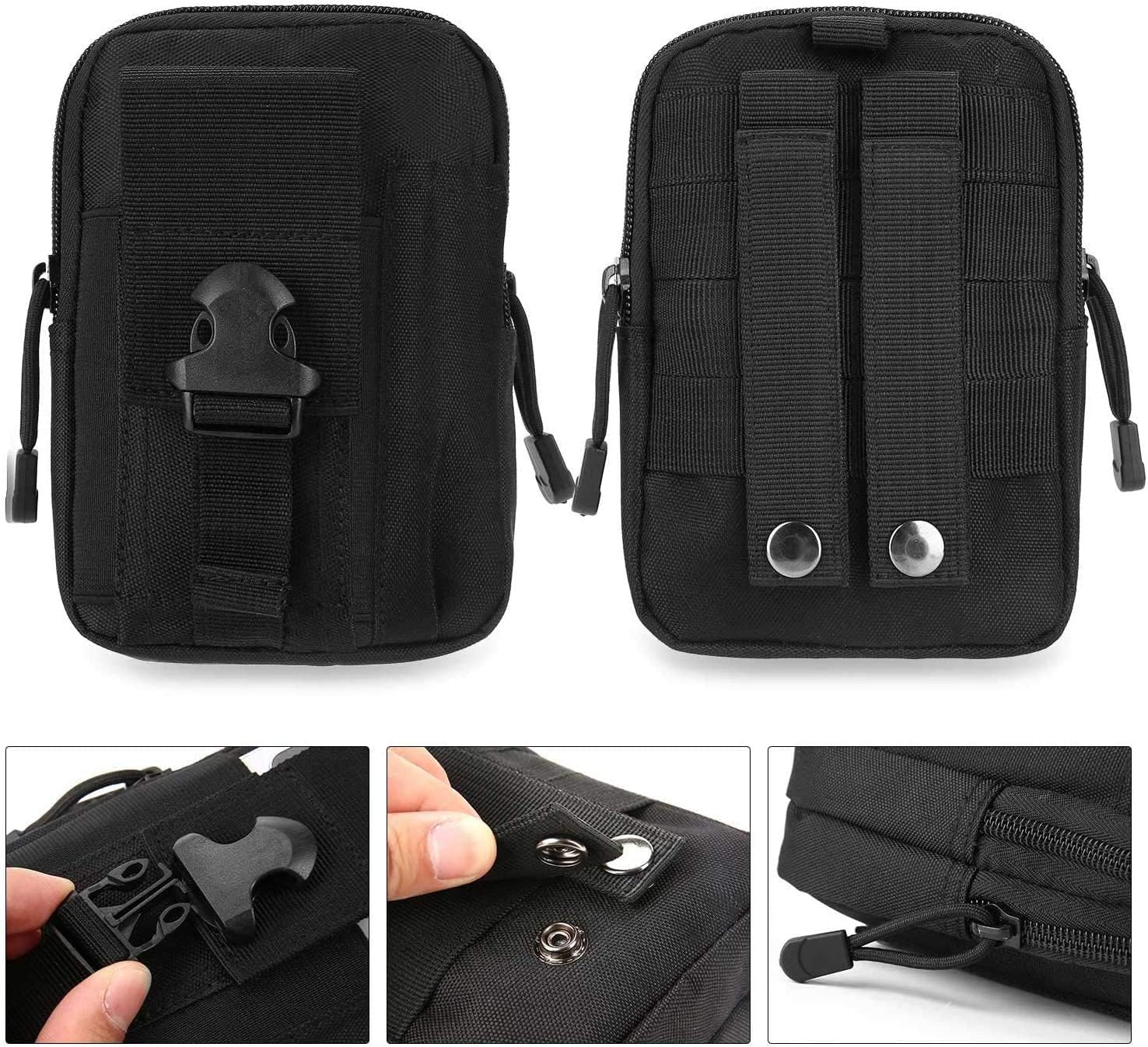 Taktische Molle-tasche – Universelle Edc-gürteltasche Mit Handyholster – Werkzeugtasche Für Den Outdoor-bereich
