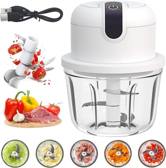Kabelloser Mini-zerkleinerer, Usb-anschluss, 350 Ml Fassungsvermögen