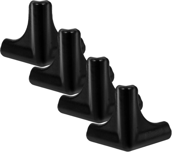 Eckenschoner Für Möbel – Babysichere Eckenschoner – Kindersichere Möbel – Weiches Silikonmaterial – 45 X 45 Cm – Schwarz
