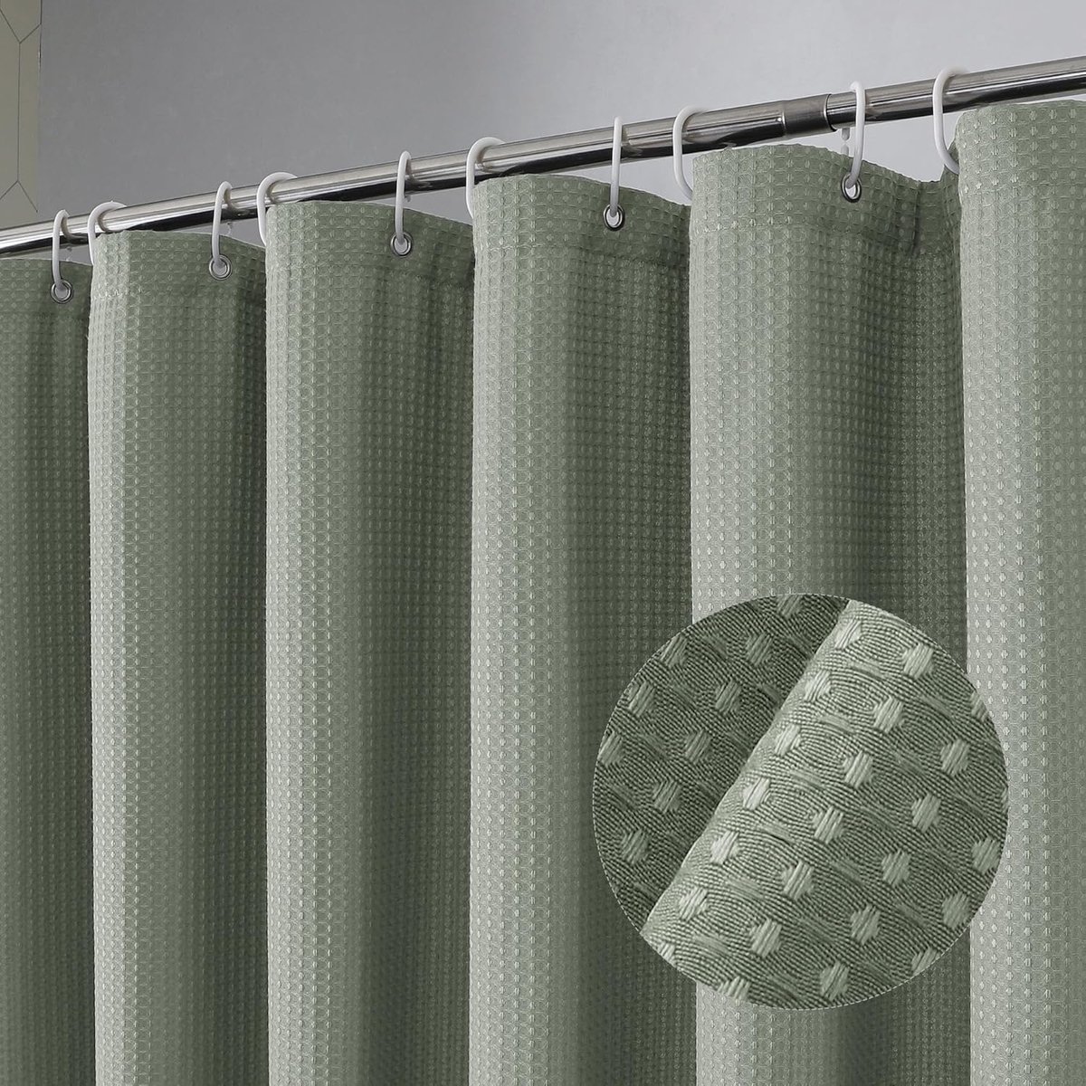 Transparenter Duschvorhang 180x180 Cm – Schimmelresistent – Wasserdicht