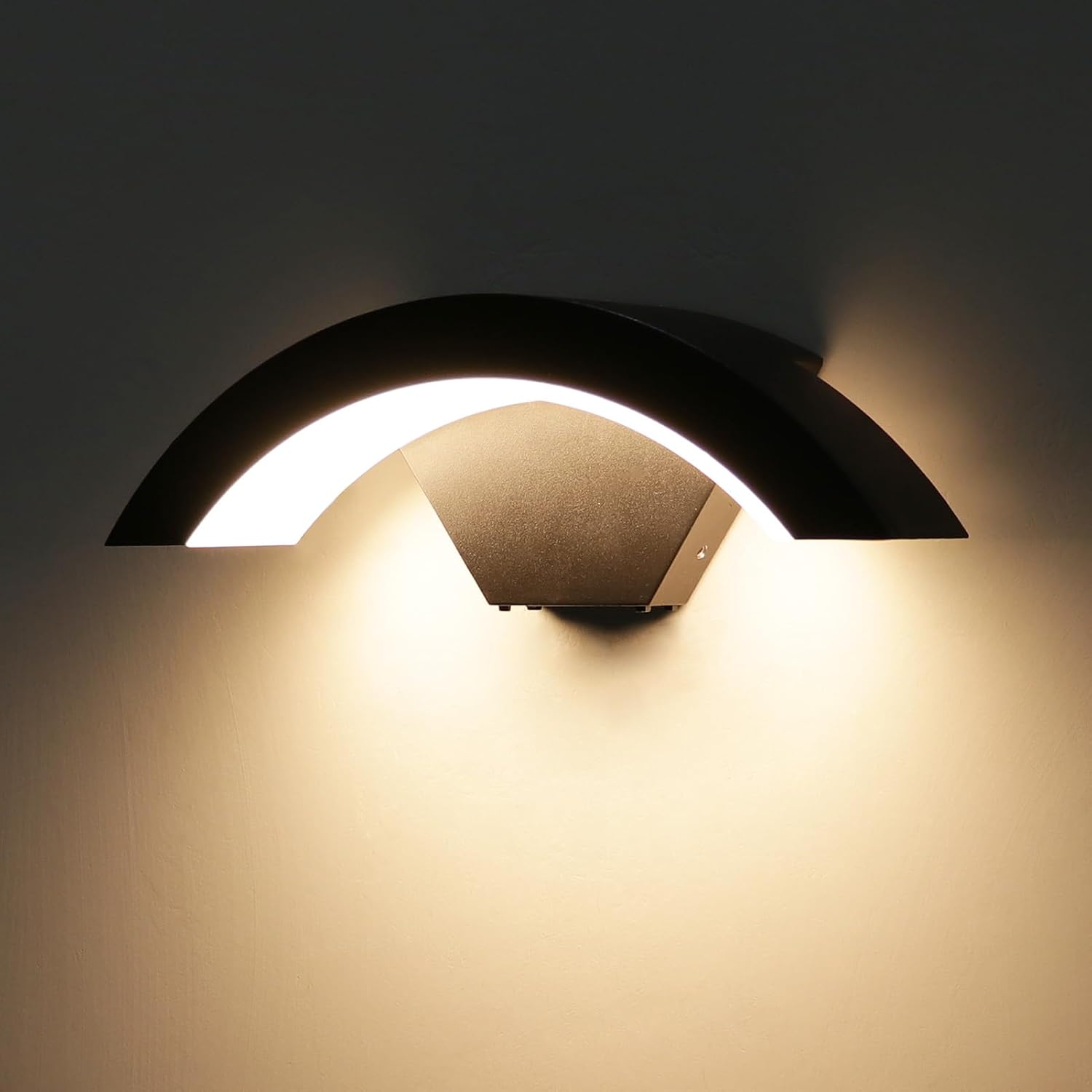 Kreative 18-w-led-wandleuchte Für Den Außenbereich – Festanschluss – Wasserfest – Warmweiß – Moderne Wandleuchte – Flur – Balkon