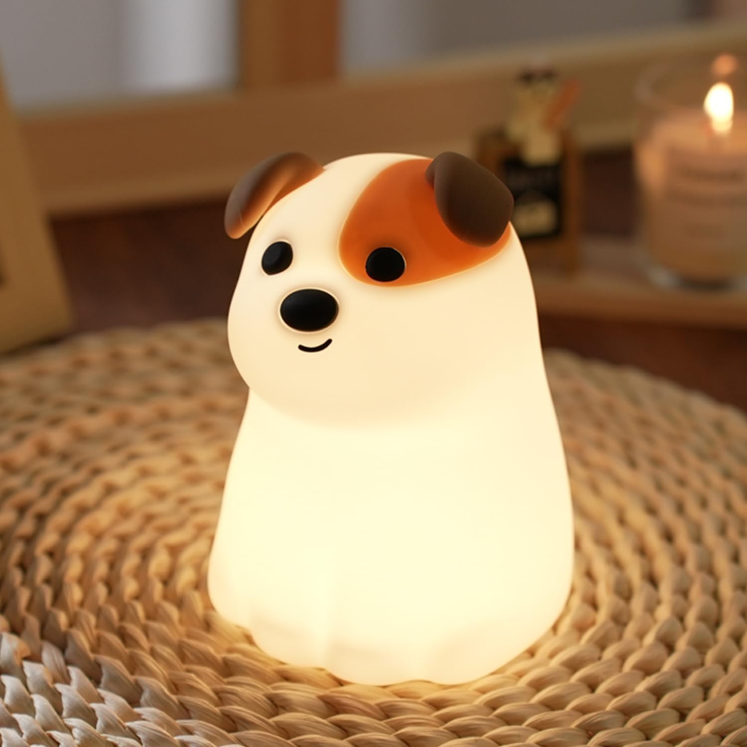 Stimmungsbeleuchtung – Hundefigur – Nachtlicht – Usb-touch-dimmfunktion – Nachtlicht Für Kinder – Welpen-nachtlicht Mit Rgb-modus