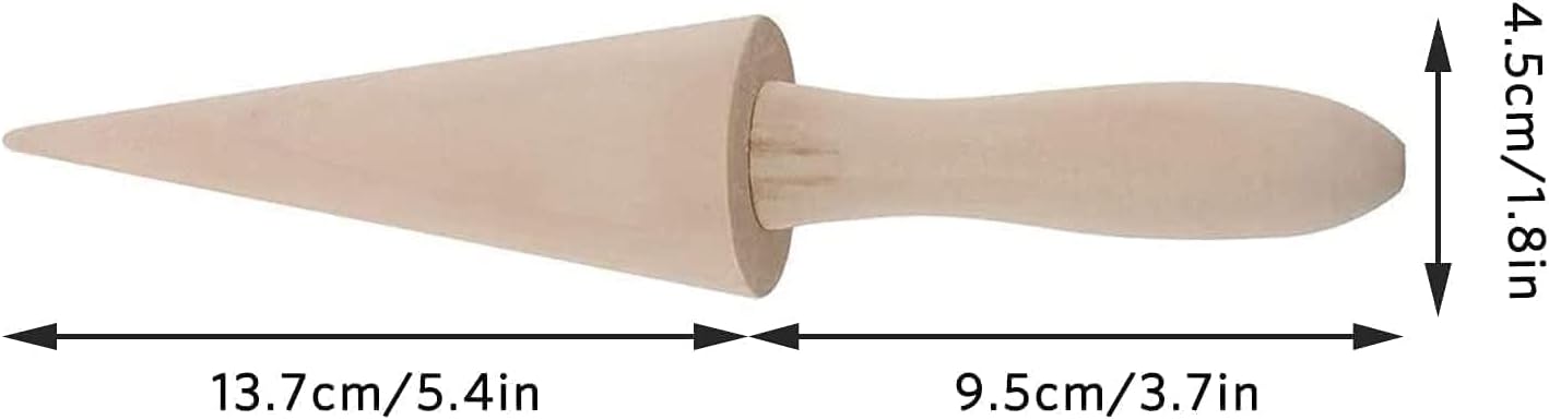 Waffelform Aus Holz In Kegelform, Eiswaffelform Aus Holz In Kegelform