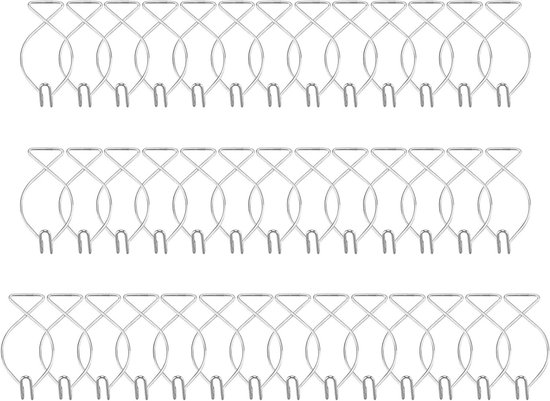 40x Metallhaken, Automatische, Federbelastete Deckenclips Für Büro- Und Hochzeitsdekoration