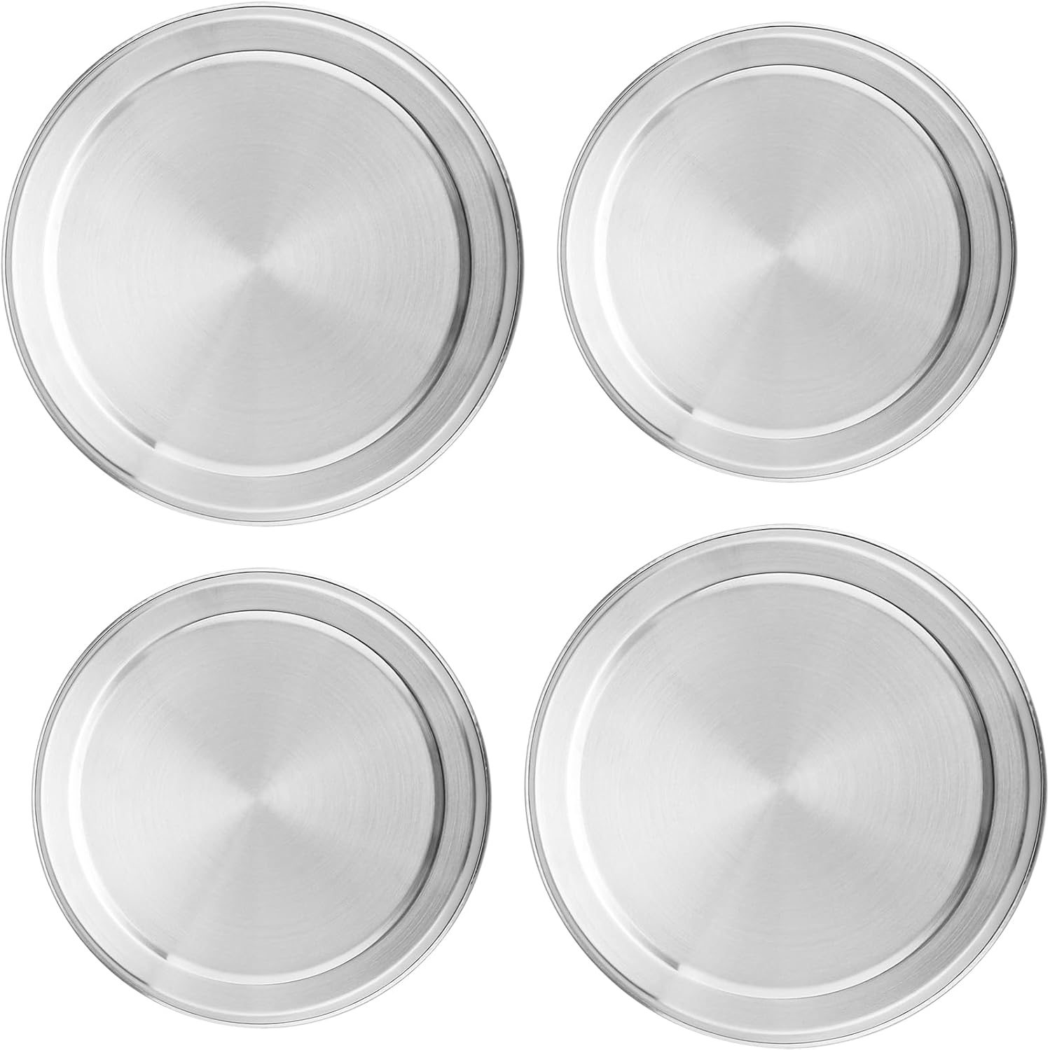 4-teiliges Set Mit Abdeckungen Für Elektroherde – Edelstahl-spaltabdeckungen (2 X 8,27" Und 2 X 6,69" Obere Abdeckungen)