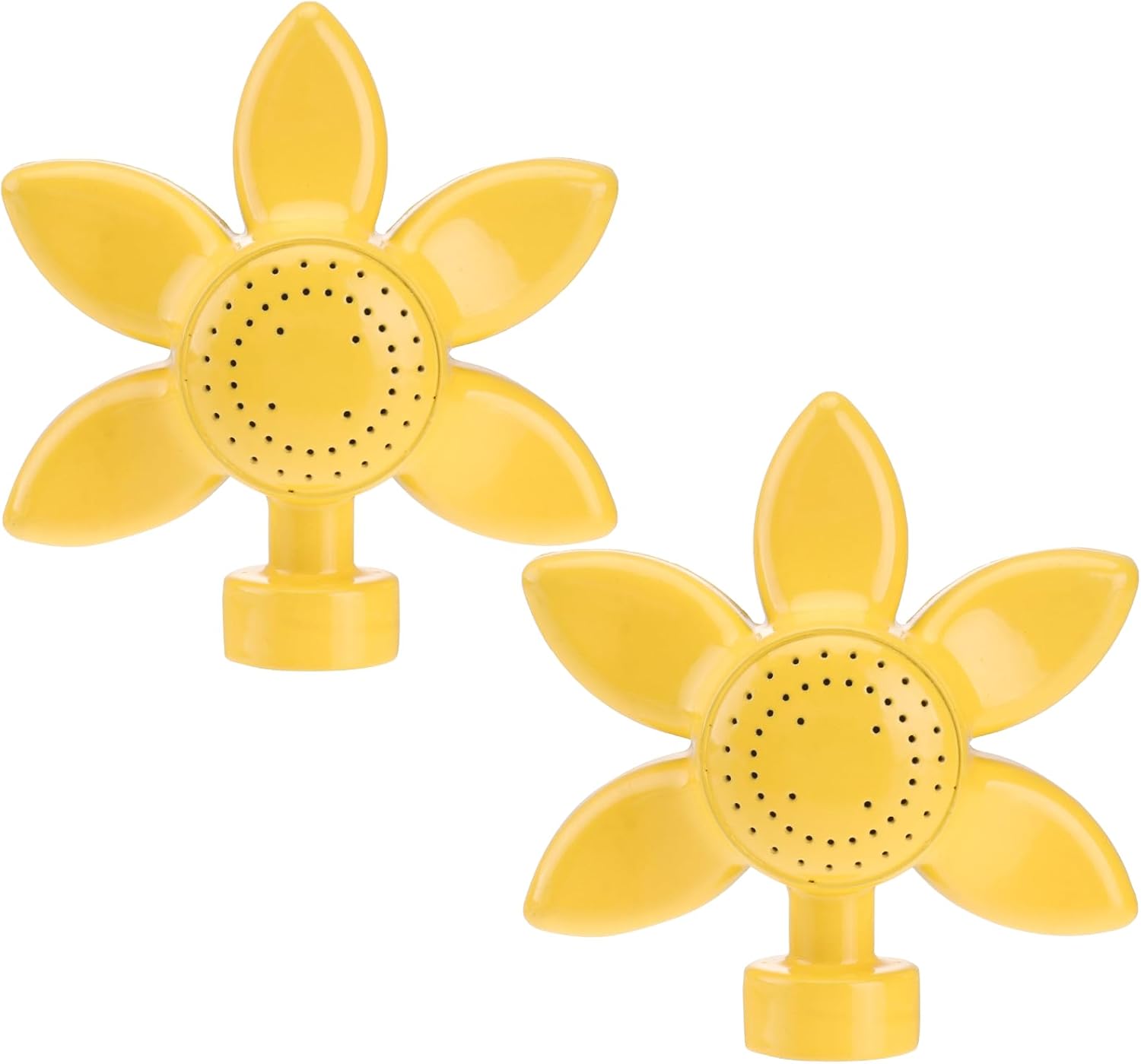 Zwei Rasensprenger, 4,3 Zoll, Gelbes Blumenmuster, Metallpunktsprenger, Geeignet Für Kleine Rasenflächen Und Kinderspielplätze.