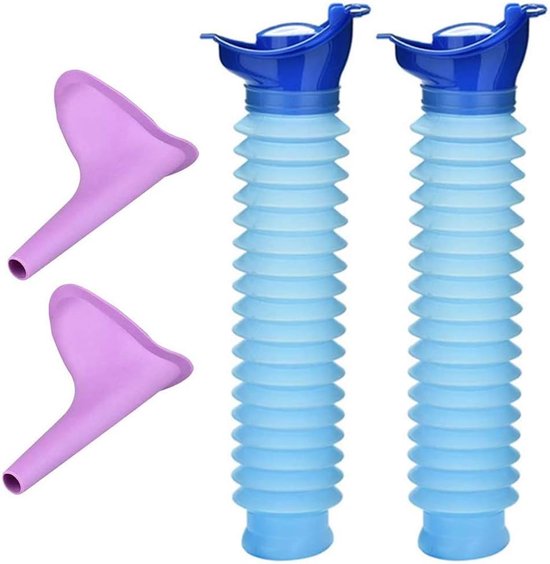 Nottoilette Für Damen Und Herren – Campingtoilette – Wiederverwendbare Nottoilette – Unisex – 2 Stück – 750 Ml – Wiederverwendbarer Urintrichter Für Frauen