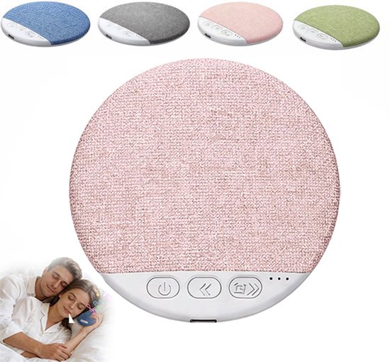 Bluetooth-schlaflautsprecher Für Unter Das Kopfkissen, Knochenleitung, Weißes Rauschen, Kabellos, Beruhigende Musik Und Schlaftimer, Für Seitenschläfer, Rosa