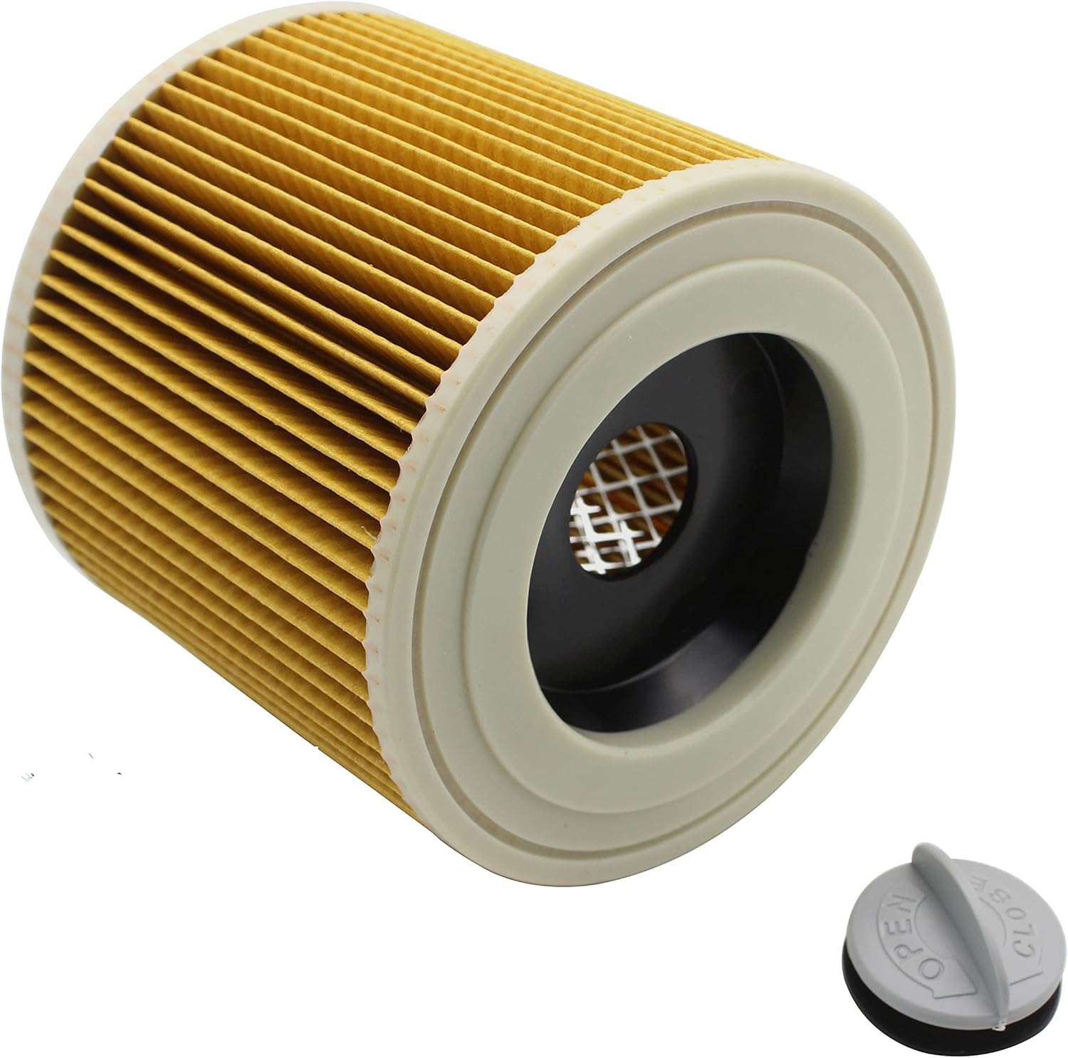 Wd3-patronenfilter Mit Stahlhalterung, Kärcher Wd-serie Wd2 Wd3 Wd3p A2004 Mv2 Mv3 Patronenfilter, Nass- Und Trockensauger 64145520