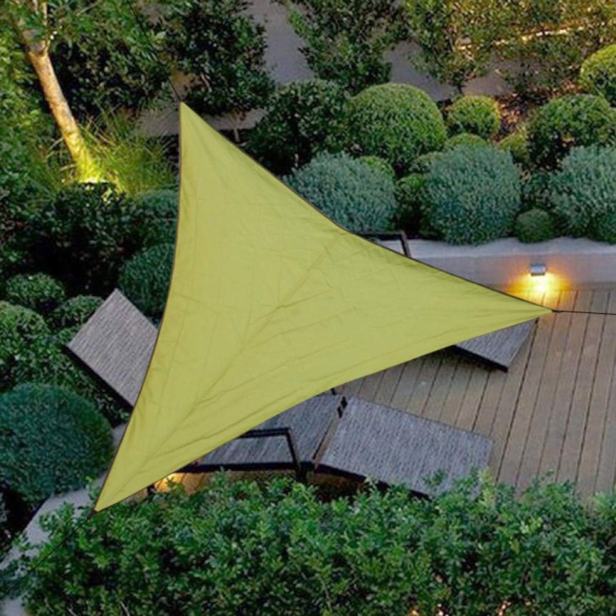 Sonnensegel – Sonnenschutzgewebe – Dreieckiger Sonnenschutz – Terrassenüberdachung – Polyester – Widerstandsfähig – Insektenschutz Für Den Außenbereich – Strapazierfähiges Schattierungstuch – Für Vera