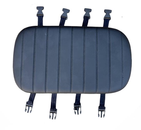 Verdicktes Gepäckträgerkissen Für Fahrräder Hinten (schwarz, 36x20x8,5cm), Weiches, Stoßdämpfendes Polster Für E-bikes Und E-scooter.