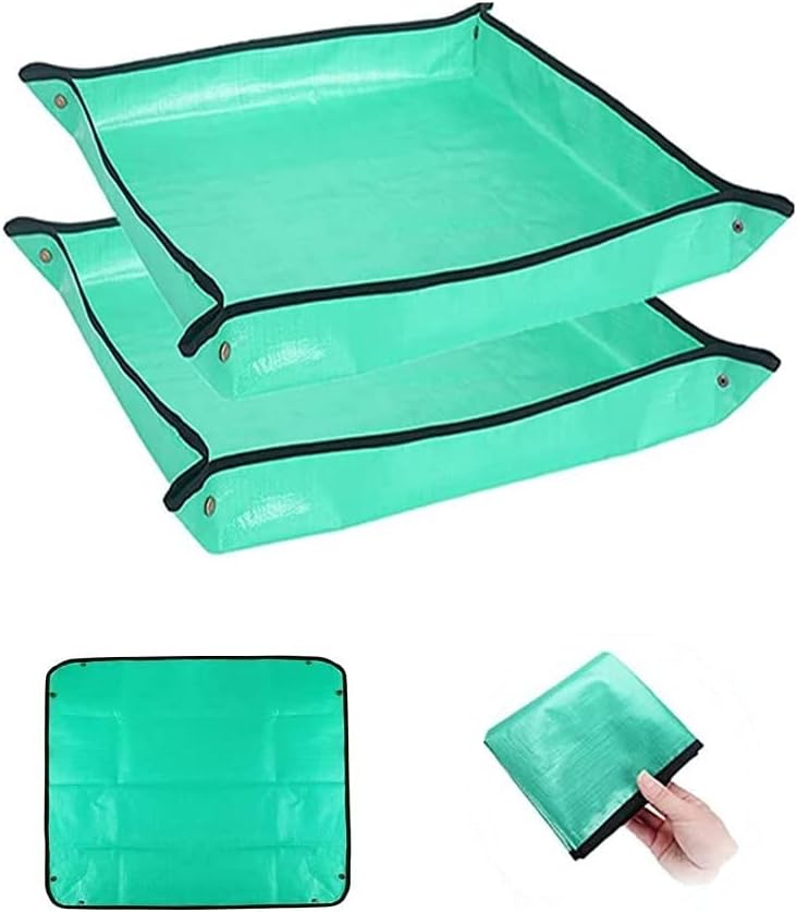 2-teiliges Set Umtopfmatten – Umtopfmatten – 68 Cm X 68 Cm – Wasserdichte Matten – Zum Umtopfen Von Pflanzen – Wasserdichte Umtopfmatten – 68 Cm – 2-teilig