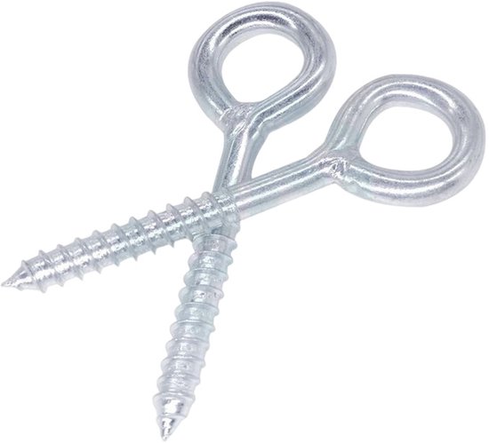 Satz Verzinkter Gewindeösen, M12 X 130 Mm, Hochbelastbare Geschlossene Ösenschrauben, Geeignet Für Gerüste, M12130