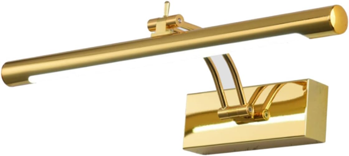 9w 40cm Gold Spiegel Led Wandleuchte, Für Badezimmer, Schlafzimmer, Wohnzimmer, Ankleidebereiche, Flure & Gärten