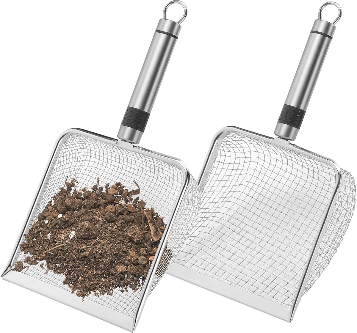 Gartensieb – Erdsieb – Edelstahl – 1 Stück – 3,8 Mm Maschenweite
