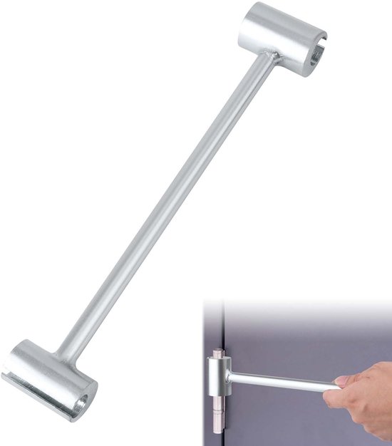 Scharnierspiel-einstellschlüssel – Verstellbare Scharniere – Ideal Für Sicherheitstüren – Silber – Türzubehör – Geeignet