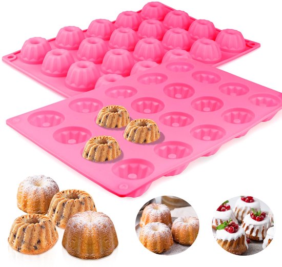 Silikon-backformen – Flexibel Und Antihaftbeschichtet – 2er-pack