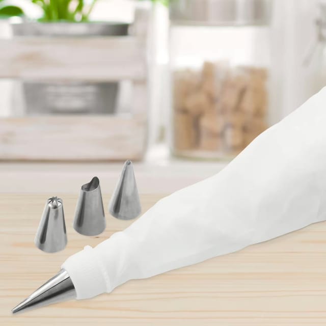 Zenker Spritzbeutel inkl. 4 Tüllen 31 cm Küchenutensilien