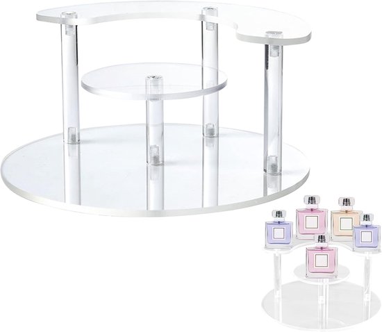Transparenter Acryl-präsentationsständer Für Parfüm, Cupcakes Und Gewürze