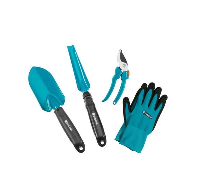 08965-30 Grundausstattung Kleingeräte, Inhalt: 1 x 8950, 8935, 8754, Gartenhandschuhe - Gardena