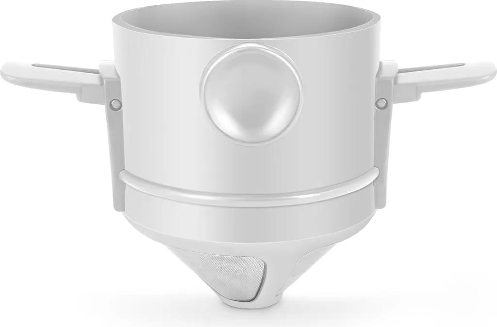 Faltbarer Pour-over-kaffeefilter Mit Edelstahlständer – Papierloser, Ultrafeiner Filter Für Kaffee Und Tee