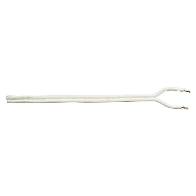 Zwillingsleitung isolierte Litze 2 x 0,75 - 10 Meter weiß Kabel & Leitungen