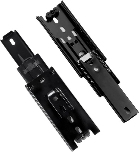 100 Mm Hochleistungs-teleskopschubladenschienen, 45 Kg Tragkraft, 3-wege