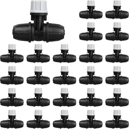 30er-packung 4 Mm Graue Verstellbare Tropfbewässerungsemitter Und -sprinkler