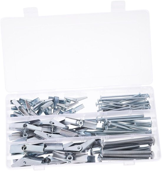 Sortimentsbox - Schrauben - 48-teilige Kombinationsbox, Sonnenschirm-typ Flugzeug-orchideenclip-expansionsschrauben