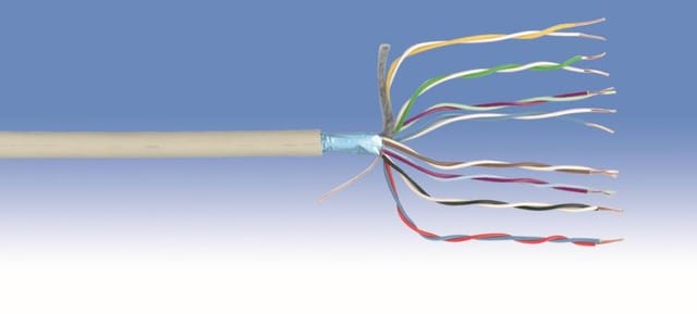 Telefonkabel JY(St)Y 2 x 2 x 0,6 - 25 Meter, grau Kabel & Leitungen
