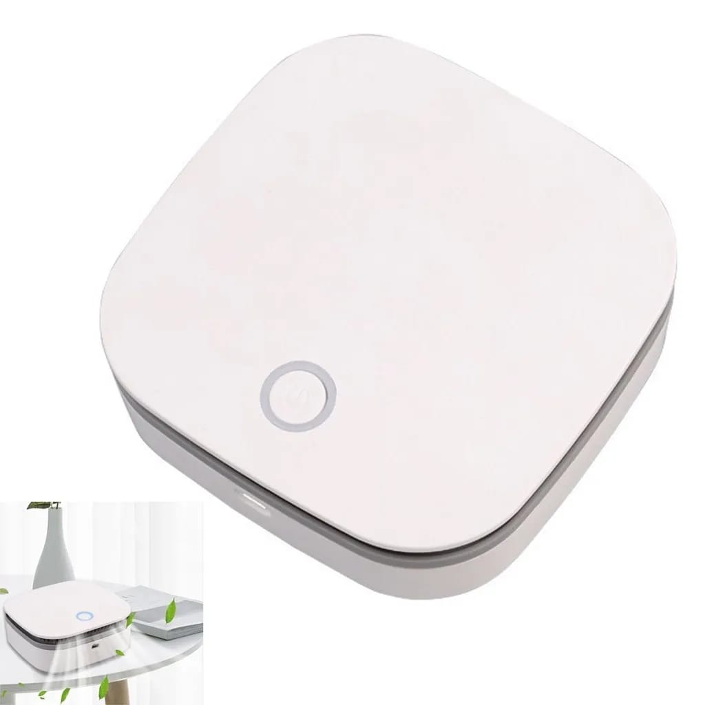 Negativ-ionen-ozon-luftreiniger, Tragbarer Luftsterilisator, Entfernt Effektiv Gerüche, Formaldehyd Und Tiergerüche, Kabelloses Design, Zwei Modi.