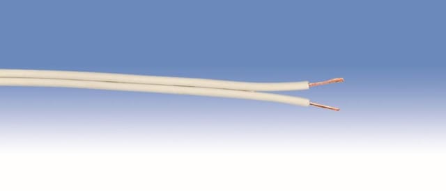 Zwillingsleitung isolierte Litze 2 x 0,75 - 10 Meter schwarz Kabel & Leitungen
