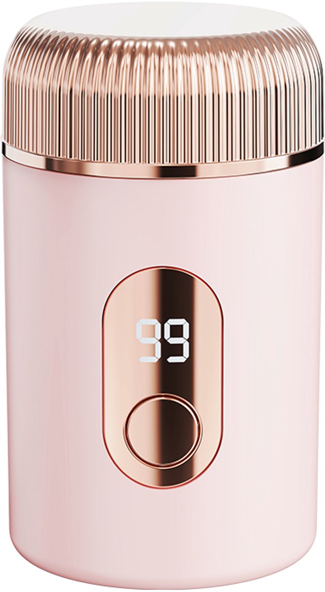 Tragbarer Mini-elektro-bikini- Und Körperhaartrimmer Für Frauen (rosa).