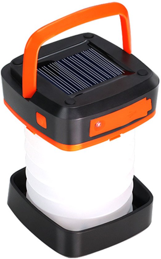 Faltbare Solar-campinglampe, Wiederaufladbar, Tragbare Campinglampe/powerbank, Geeignet Für Camping, Angeln Und Notfälle, 1 Stück.