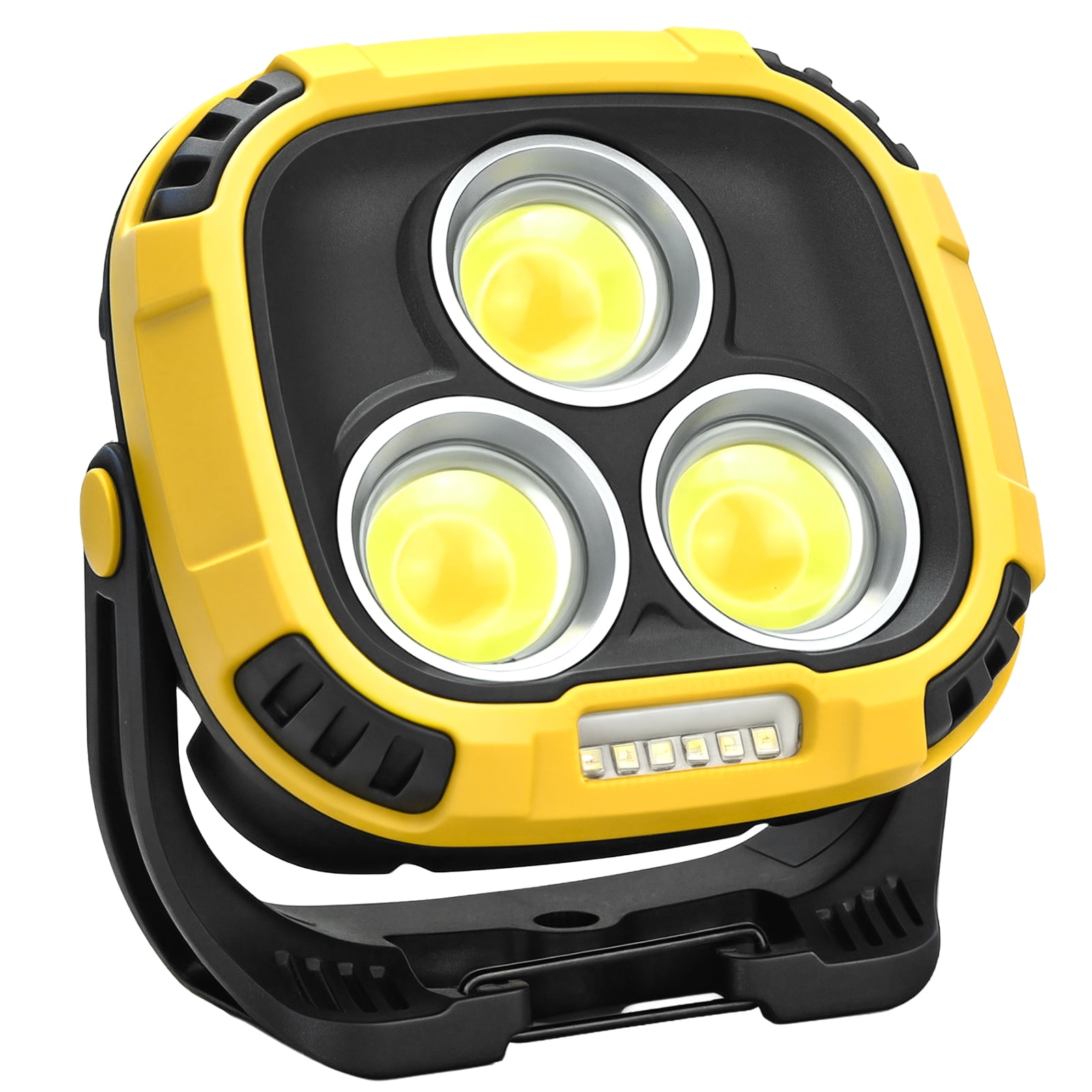 Wiederaufladbare Magnetische Led-arbeitsleuchte, Wasserdicht Und Tragbar, Geeignet Für Autoreparaturen, Baustellen Und Notfälle.