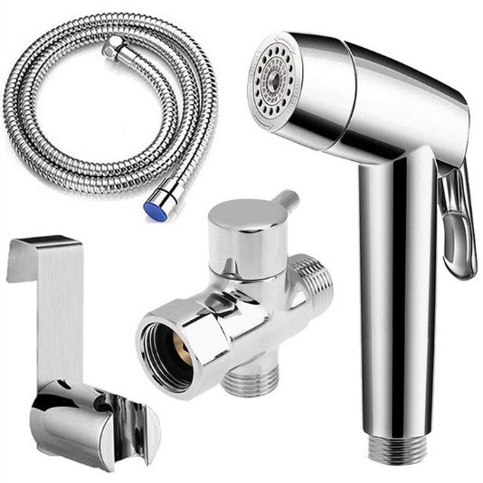 Handbrausekopf Mit Zwei Betriebsmodi, Verchromt – Toilettenreinigungs- Und Windel-sprühkopf, G1/2-anschluss