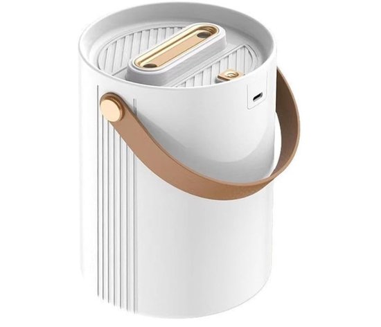 Luftbefeuchter Und Aromadiffusor Mit Zwei Usb-anschlüssen, Kompakter Tragbarer Luftreiniger Zur Trockenluftentlastung (khaki).