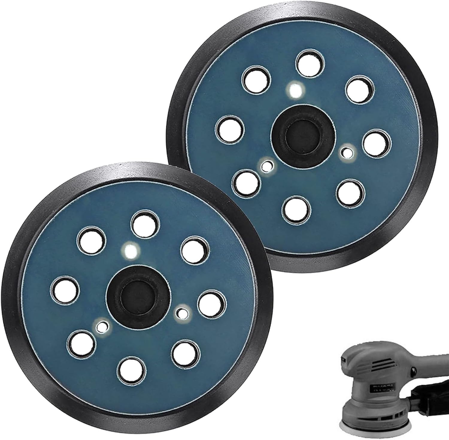 2-teiliges Set Aus 125-mm-schleifscheiben Für Makita, 8-loch-schleifscheiben, Passend Für Makita Bo 5010, 5030, 5031
