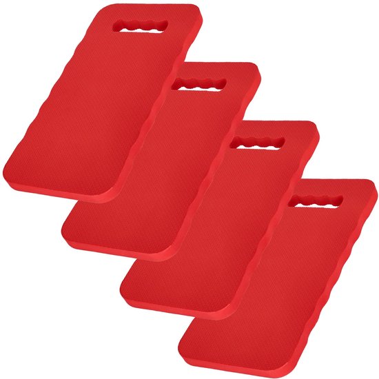 Ein Set Aus 4 Kniebrettern, Gartenkniematten, 40 X 20 Cm, Gartenkniehockern, Gartenknieschonern, Rot, Eva-schaumstoff, Arbeitsmatten.