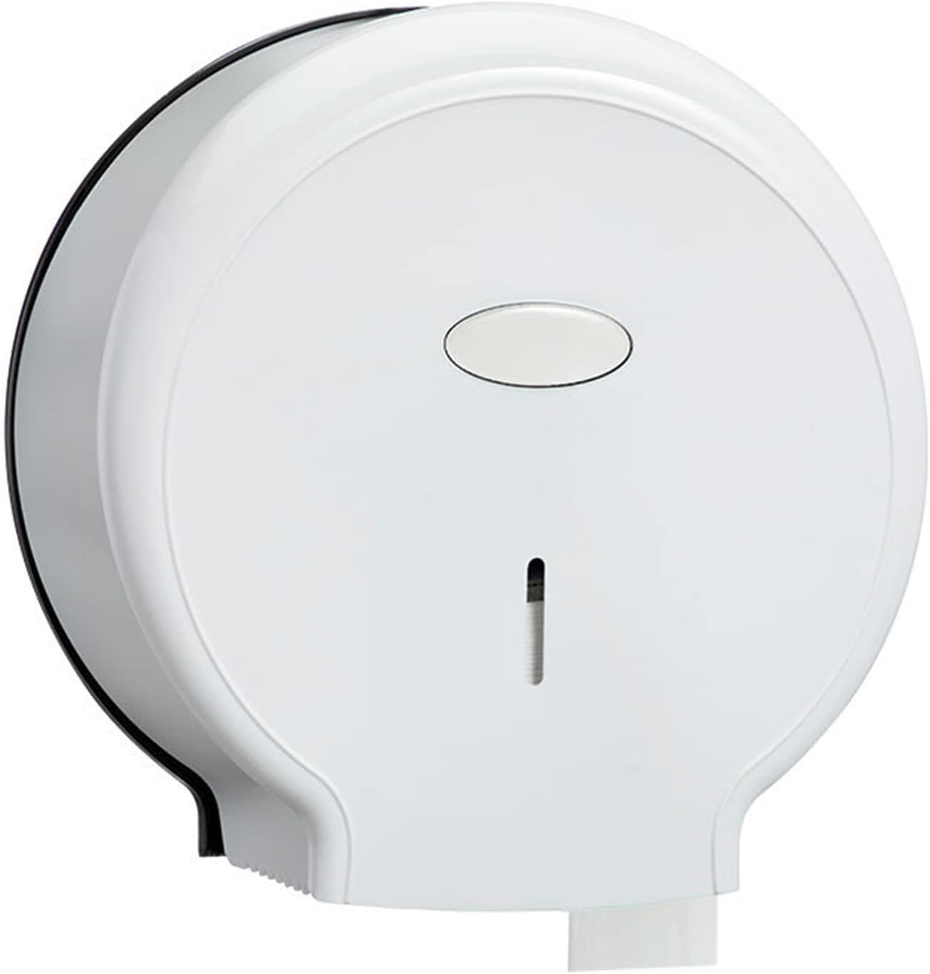 Gewerblicher Toilettenpapierspender, 27 Cm Wandspender Für Große Toilettenpapierrollen, Abs-material, Wasserdichter Papierhalter (weiß).