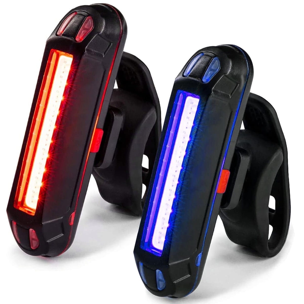 Fahrradrücklichter (2er-pack), Wiederaufladbare Led-rücklichter Per Usb, Helle Fahrradrücklichter Für Mehr Sicherheit Beim Radfahren, Geeignet Für Nachtfahrten.