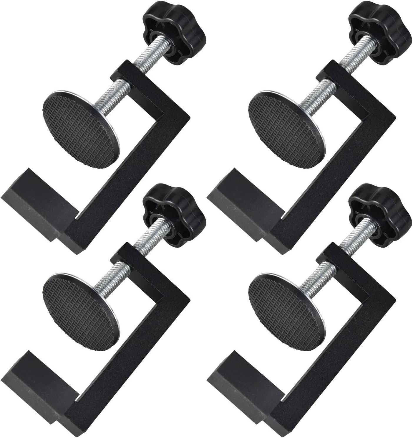 4-teiliges Schraubzwingen-set, Robust Und Einfach Zu Bedienen, Kompakt Und Tragbar, Geeignet Zum Spannen Auf Holzbearbeitungswerkbänken Und Zum Schweißen.