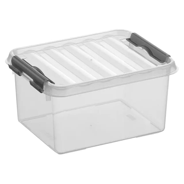 Sunware - Aufbewahrungsbox 2L transparent 20 x 15 x 10 cm Boxen, Körbchen & Kisten