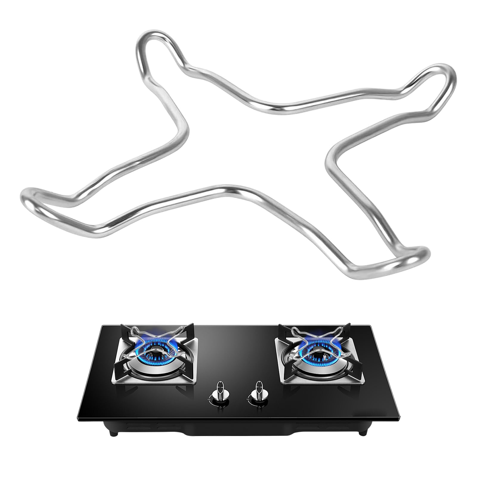 Universeller Herdrost, Gasdruckregler Für Wok, Gasdruckregler Aus Stahl, Wokring, Gasherdrost Für Suppentöpfe, Kaffeemaschine