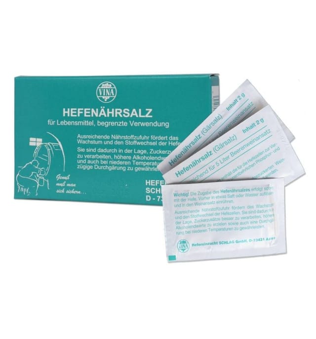 Hefenährsalze 5 x 2 g Wein- und Obstverarbeitung