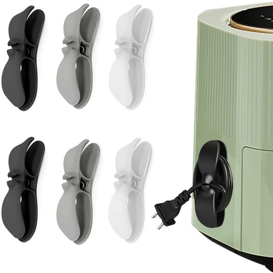 Kabelorganisatoren Für Haushaltsgeräte, 6er-pack, Kabelclips, Selbstklebende Kabelorganisatoren Für Küchengeräte.