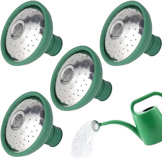 Sprühdüse – 4-teilig – Separater Duschkopf – Für Gießkannen 22 Mm – Zum Bewässern Von Gartenpflanzen Und Blumen – Für Drinnen Und Draußen – Grün